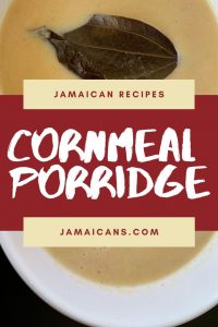 Cornmeal Porridge Recipe